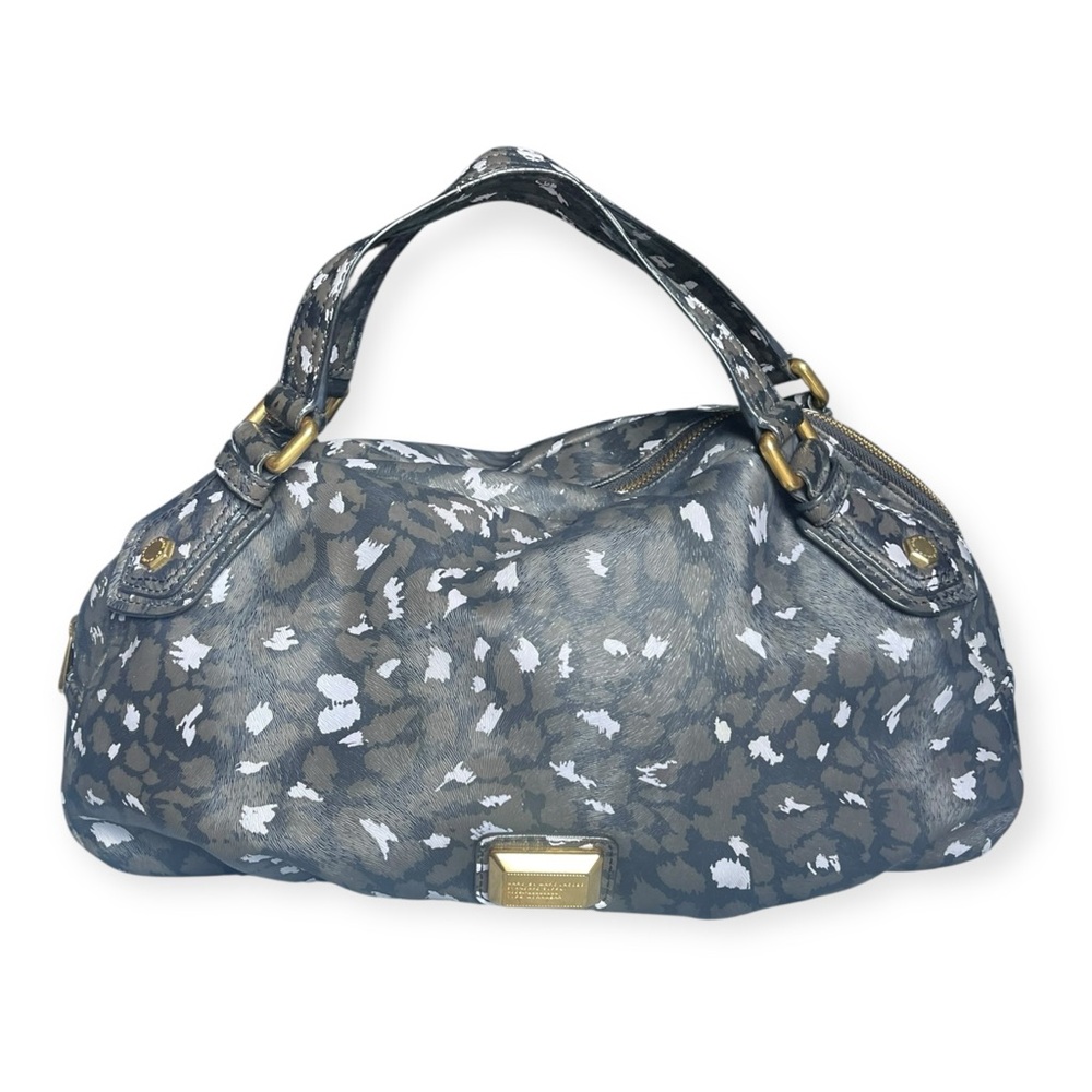 Marc Jacobs Black and Gray Hobo Bag with Metallic Accents - Picture 3 of 11